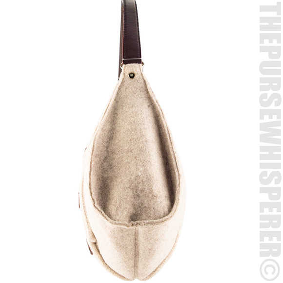 Like NEW Kate Spade Large Wool Beantown Cadee Hobo - Picture 7 of 8